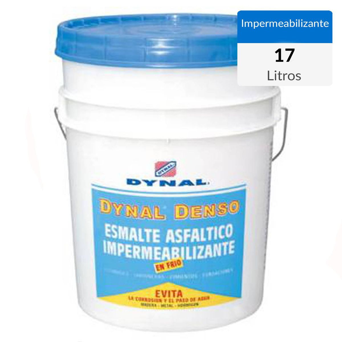DYNAL - Tineta 17 lt. Impermeabilizante superficial Dynal Denso,