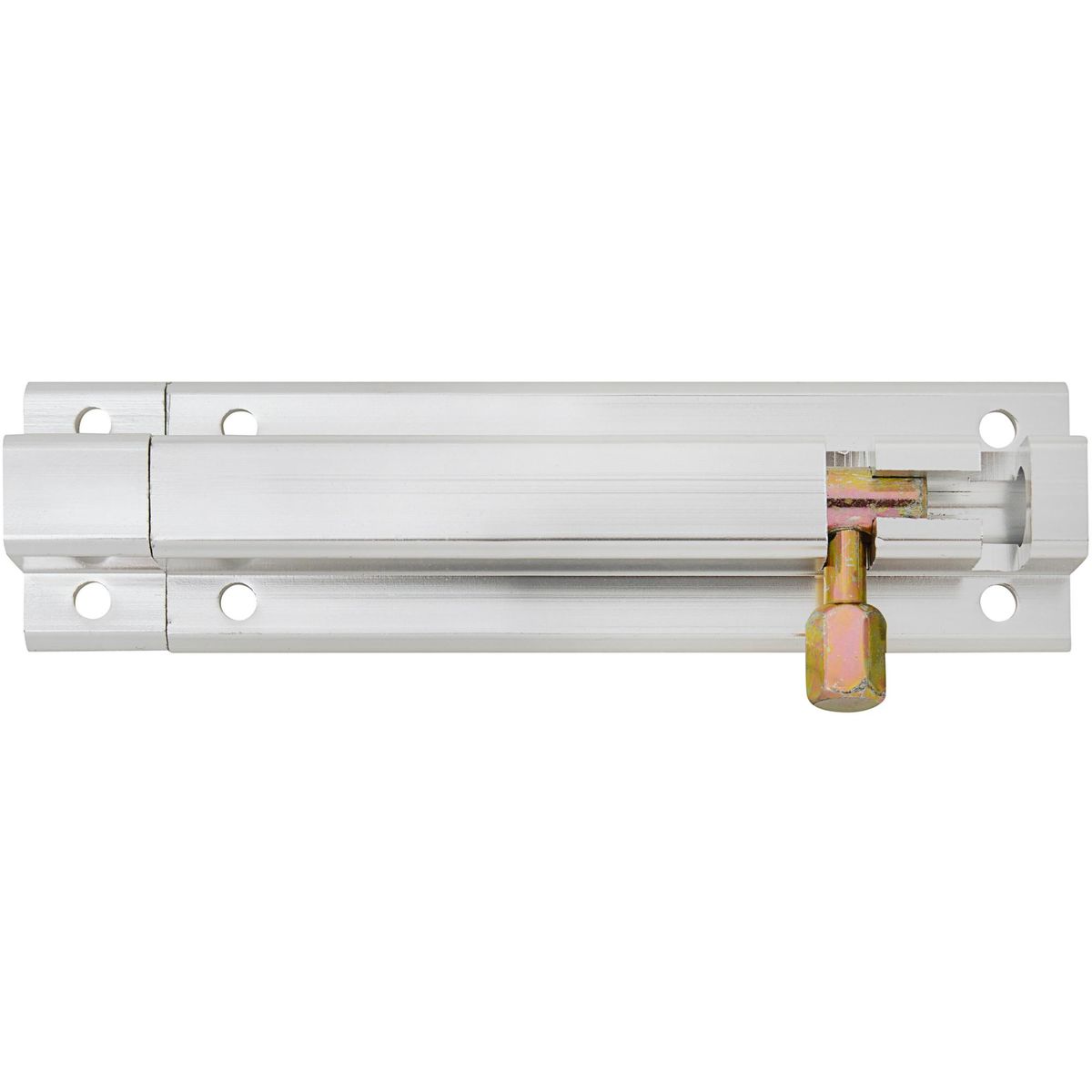 LIOI - Picaporte para puertas 100 mm plateado