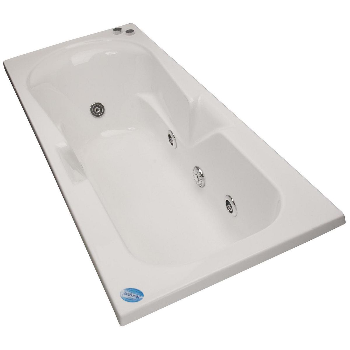 NORGLAS - Tina Hidromasaje 170 x 70 cm Atenas Derecha 5 jets