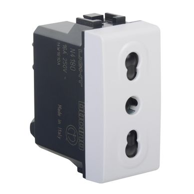 Tomacorriente Modular 2p+t 10-16 A Blanco