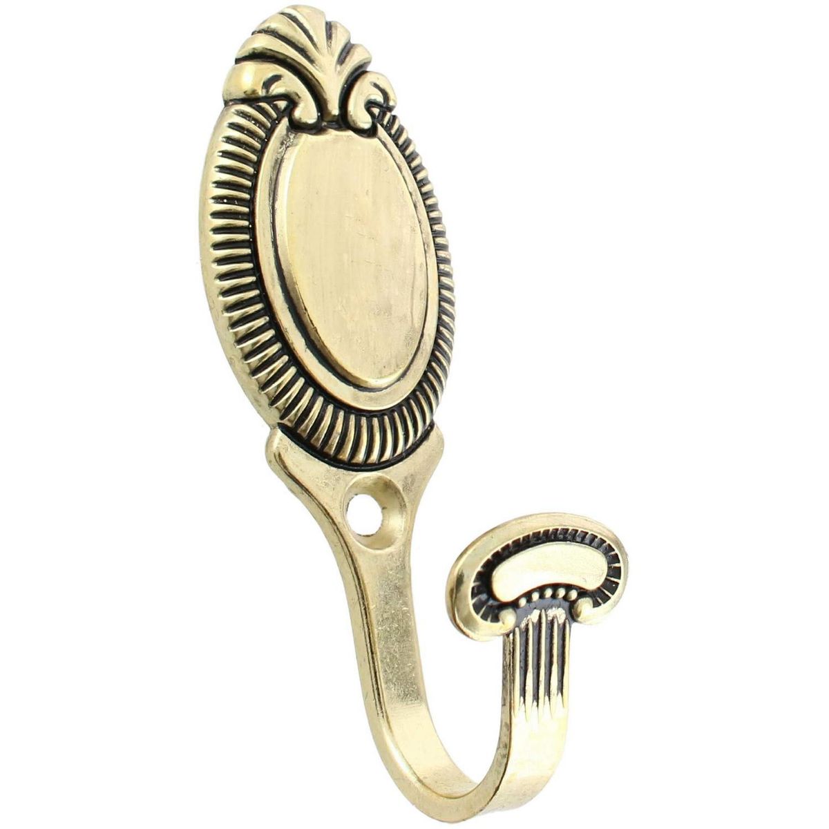 DECOROD - Set De Ganchos Para Barra De Cortina 2 Unidades Bronce