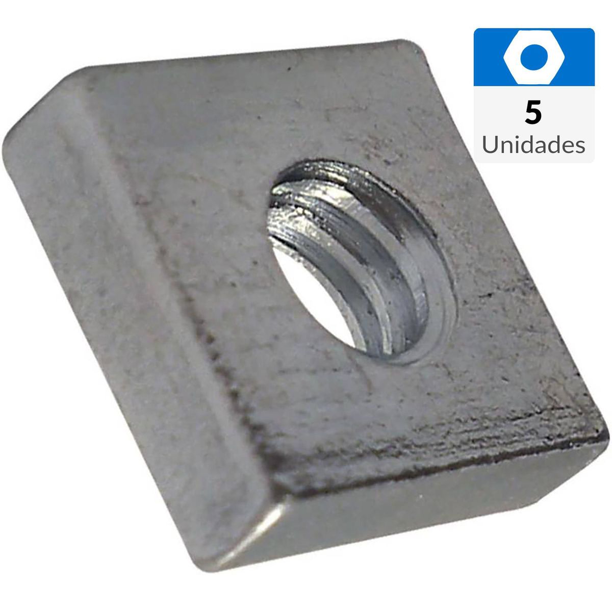 FIXSER - Tuerca cocina cuadrada 1/8" 5 unidades