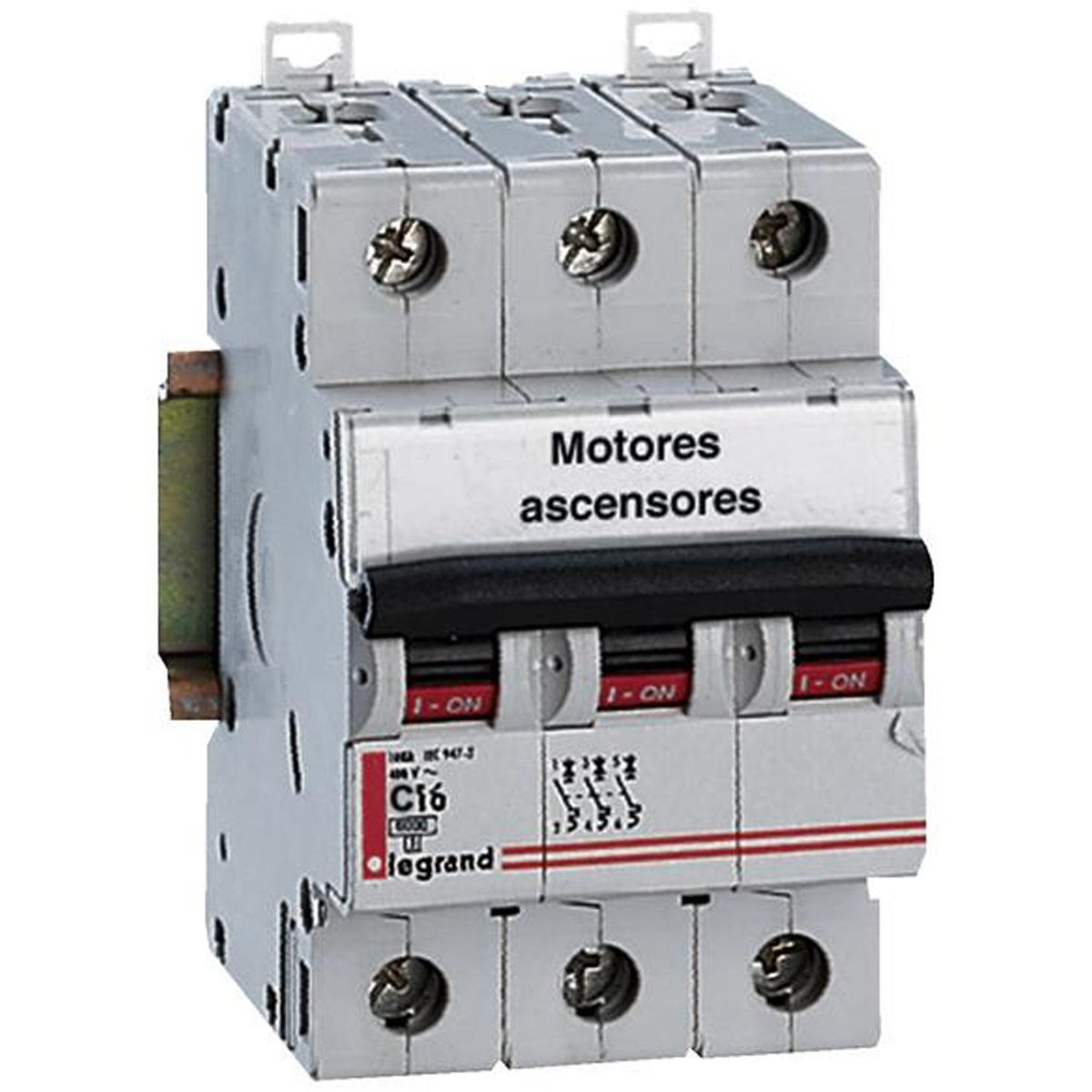 LEGRAND - Interruptor automático trifásico 16 A curva C 6KA