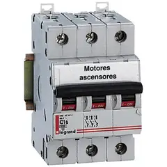 LEGRAND - Interruptor automático trifásico 16 A curva C 6KA