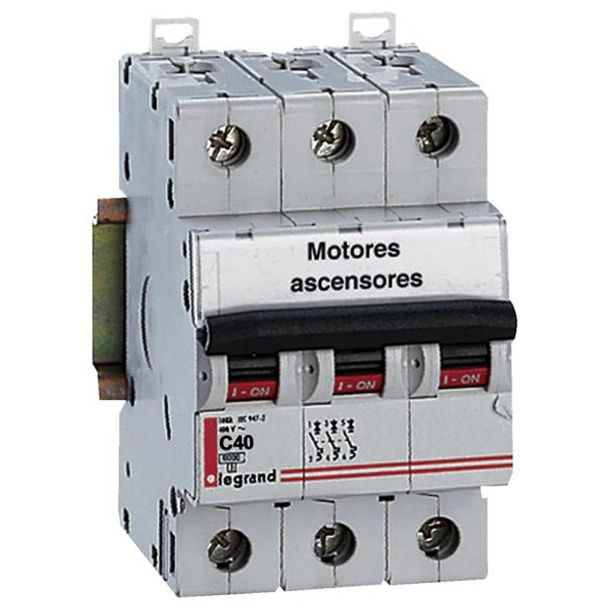 LEGRAND - Interruptor automático trifásico 40 A curva C 6KA