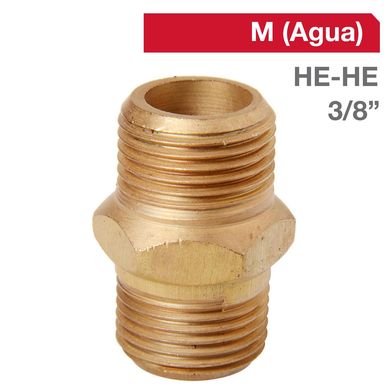 Niple Bronce HE/HE 3/8
