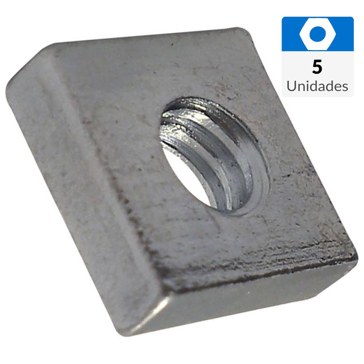 FIXSER - Tuerca cocina cuadrada 3/16" 5 unidades