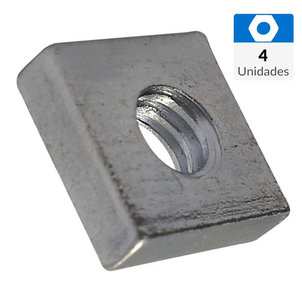 FIXSER - Tuerca cocina cuadrada 1/4" 4 unidades