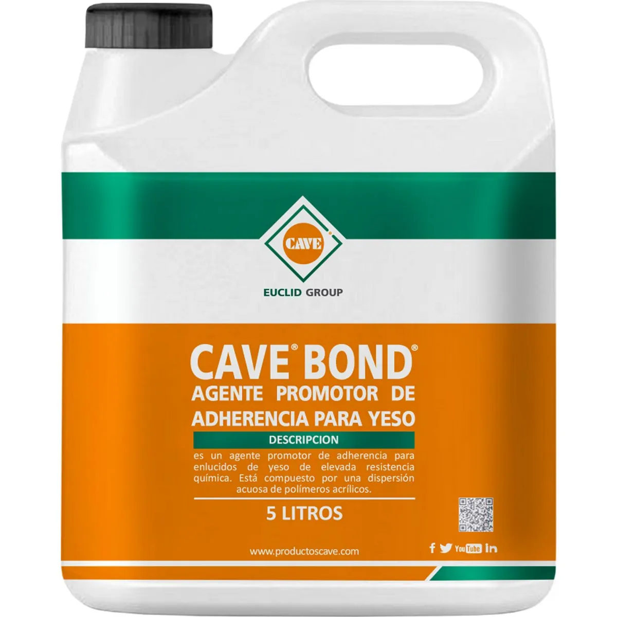 CAVE - Bidón 5 lt. Cave Bond, Aditivo adherencia