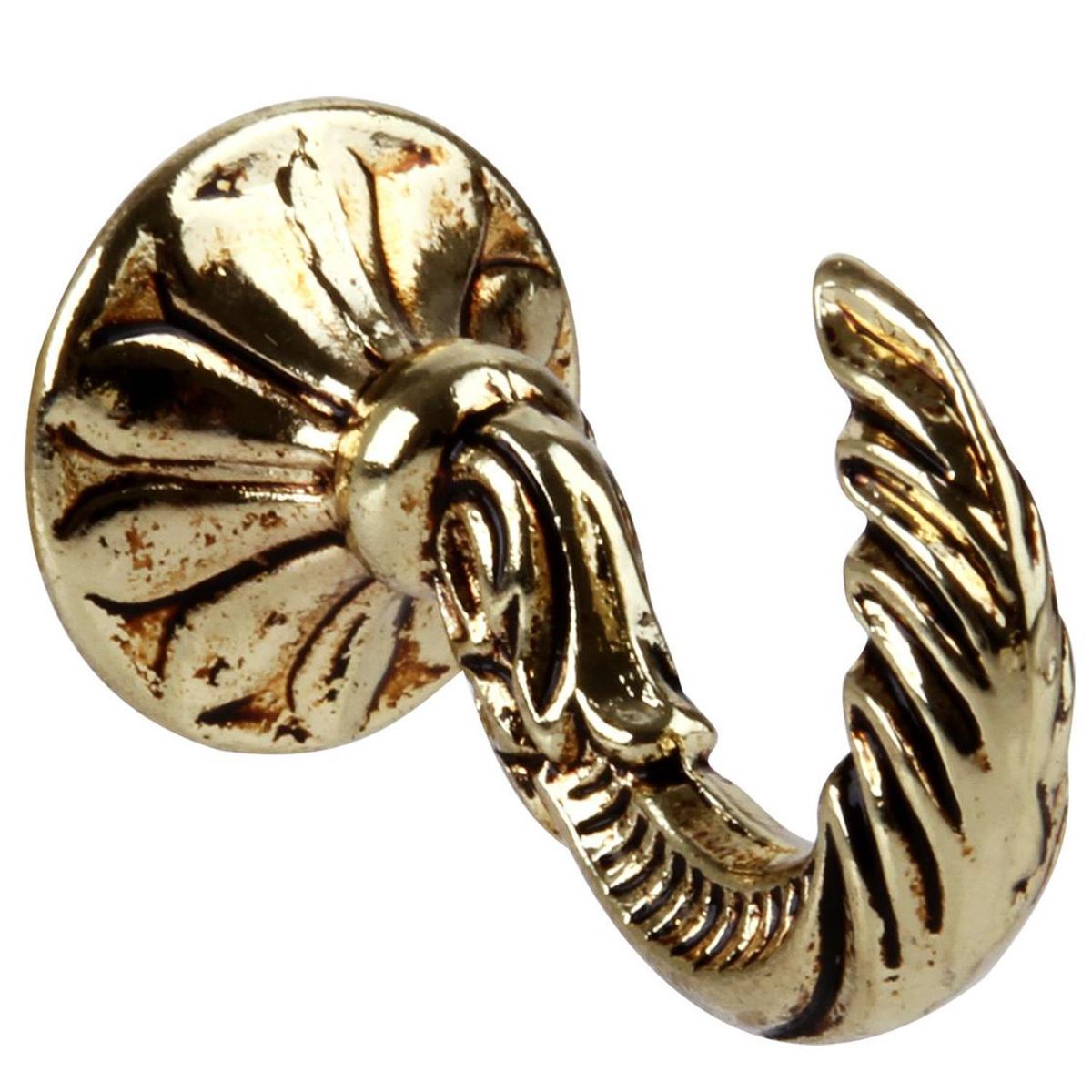 DECOROD - Set De Ganchos Para Barra De Cortina 2 Unidades Bronce