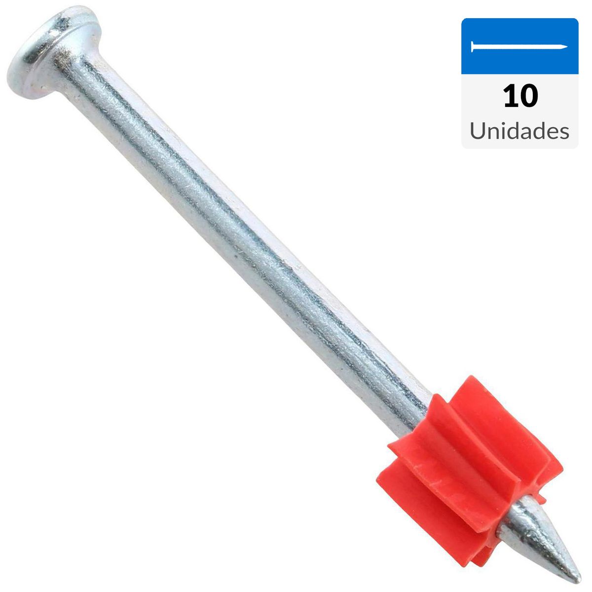 FIXSER - Clavo disparo SDM 3,7 x 51 mm 10 unidades