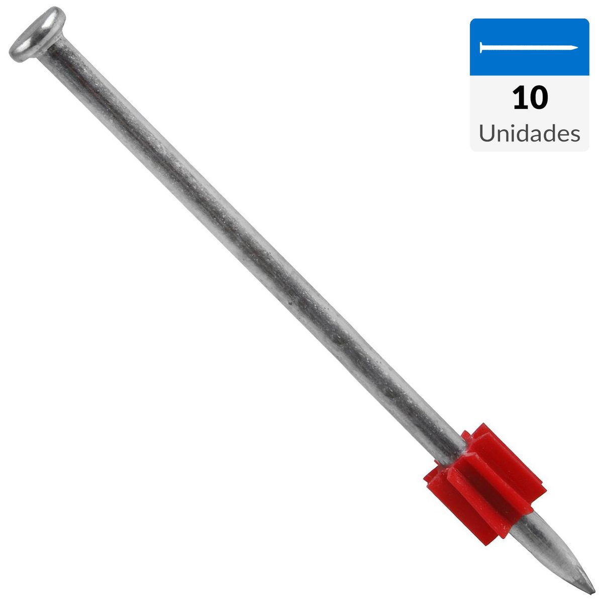 FIXSER - Clavo disparo SDM 3,7 x 76 mm 10 unidades