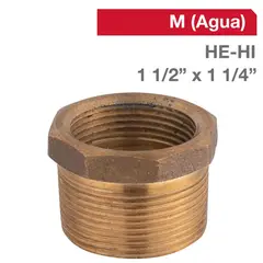 NIBSA - Bushing Bronce HE/HI 1 1/2" x 1 1/4" 1u