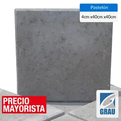 GRAU - Pastelón gris 40x40x4 cm