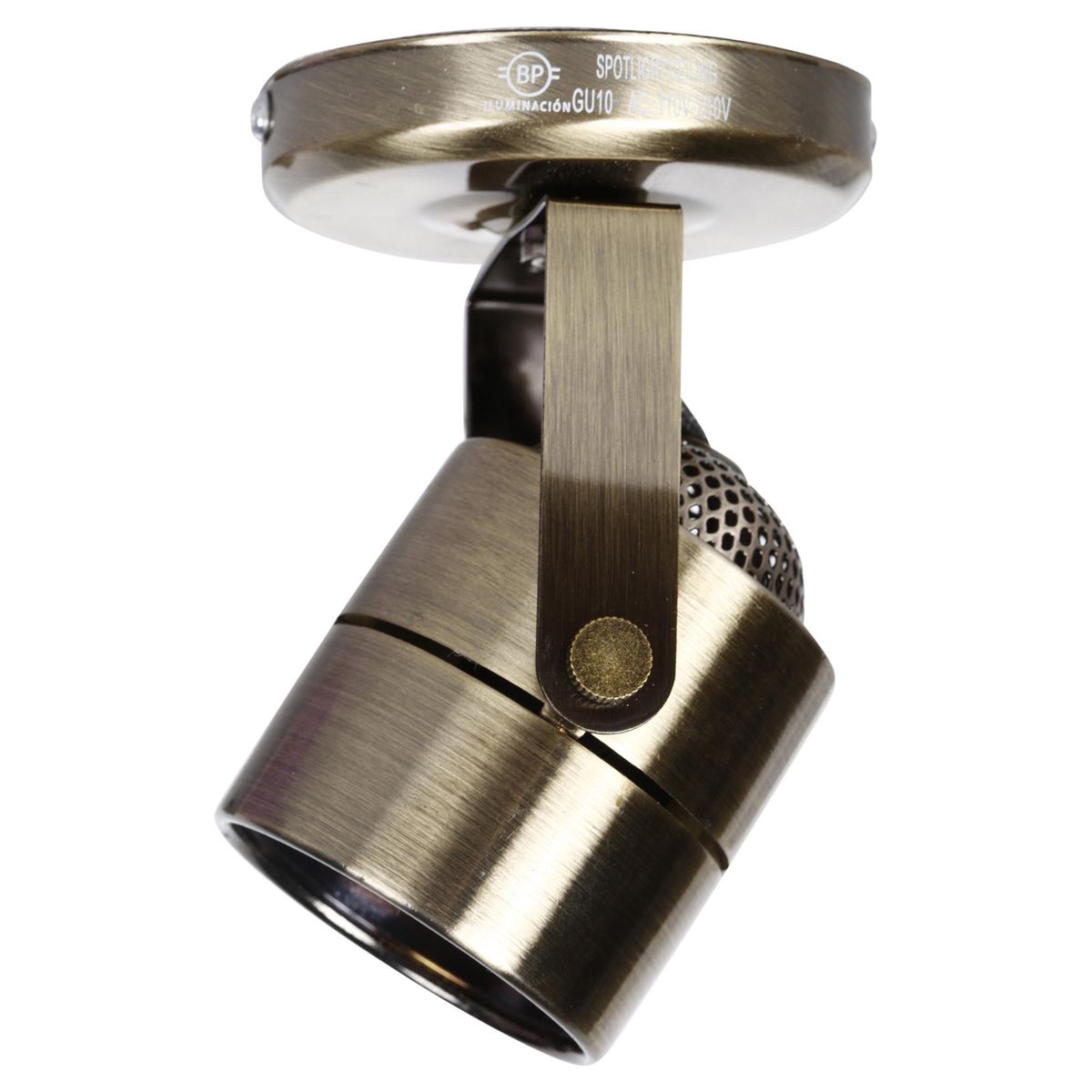 BP ILUMINACION - Apliqué Sobrepuesto Metal Café