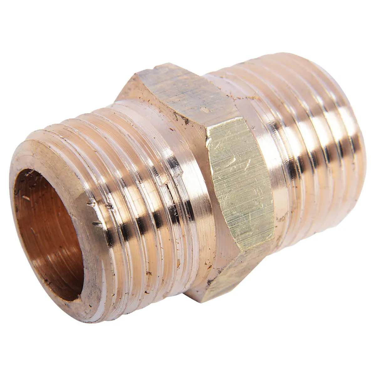 GRIFESA - Niple Bronce HE/HE 1/2" x 1/2" 1u