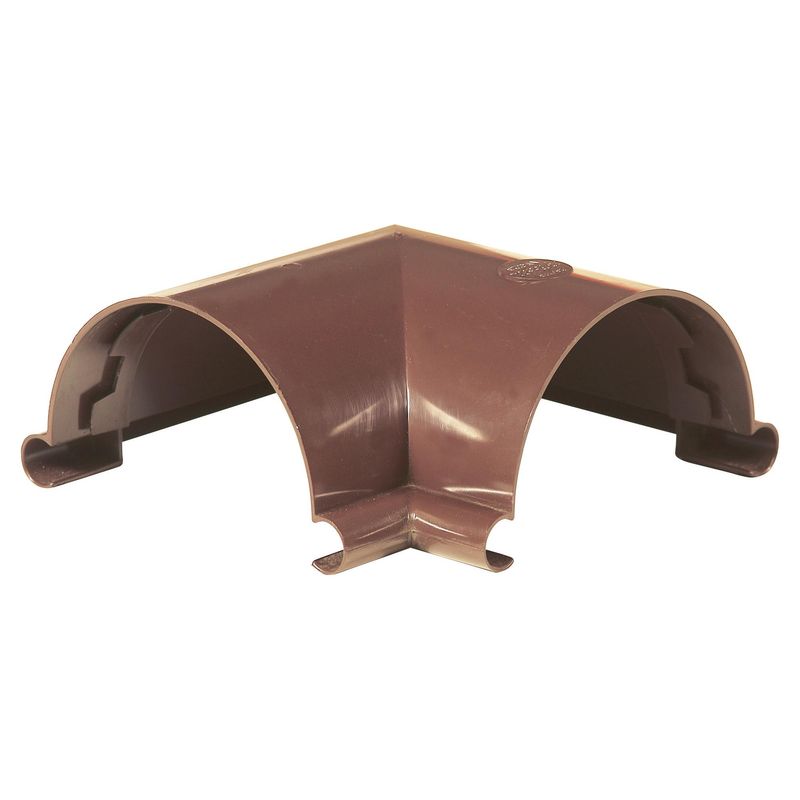 GENERICO - Esquinero canaleta PVC marrón