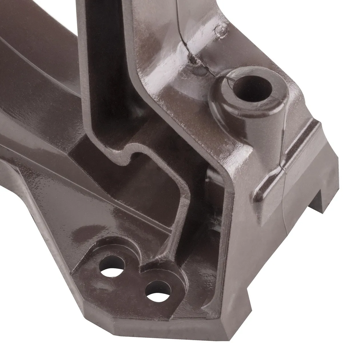 GENERICO - Gancho fijación invisible canaleta PVC marrón