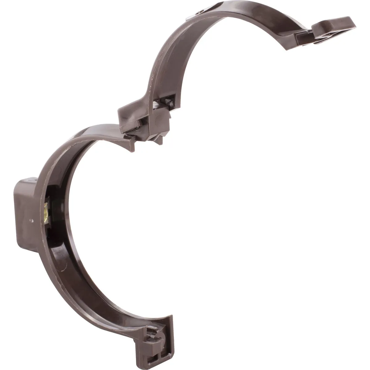 GENERICO - Abrazadera para tubo bajada marrón