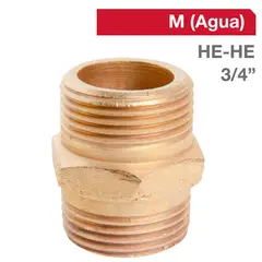 GRIFESA - Niple Bronce HE/HE 3/4" 1u