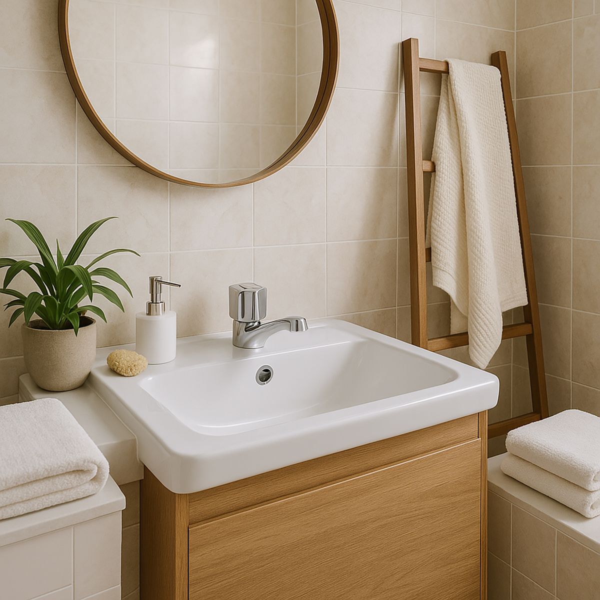 FAS - Llave para Lavatorio Manual Cromado