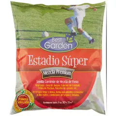 BEST GARDEN - Semilla de Pasto Estadio Súper 1 kg Bolsa