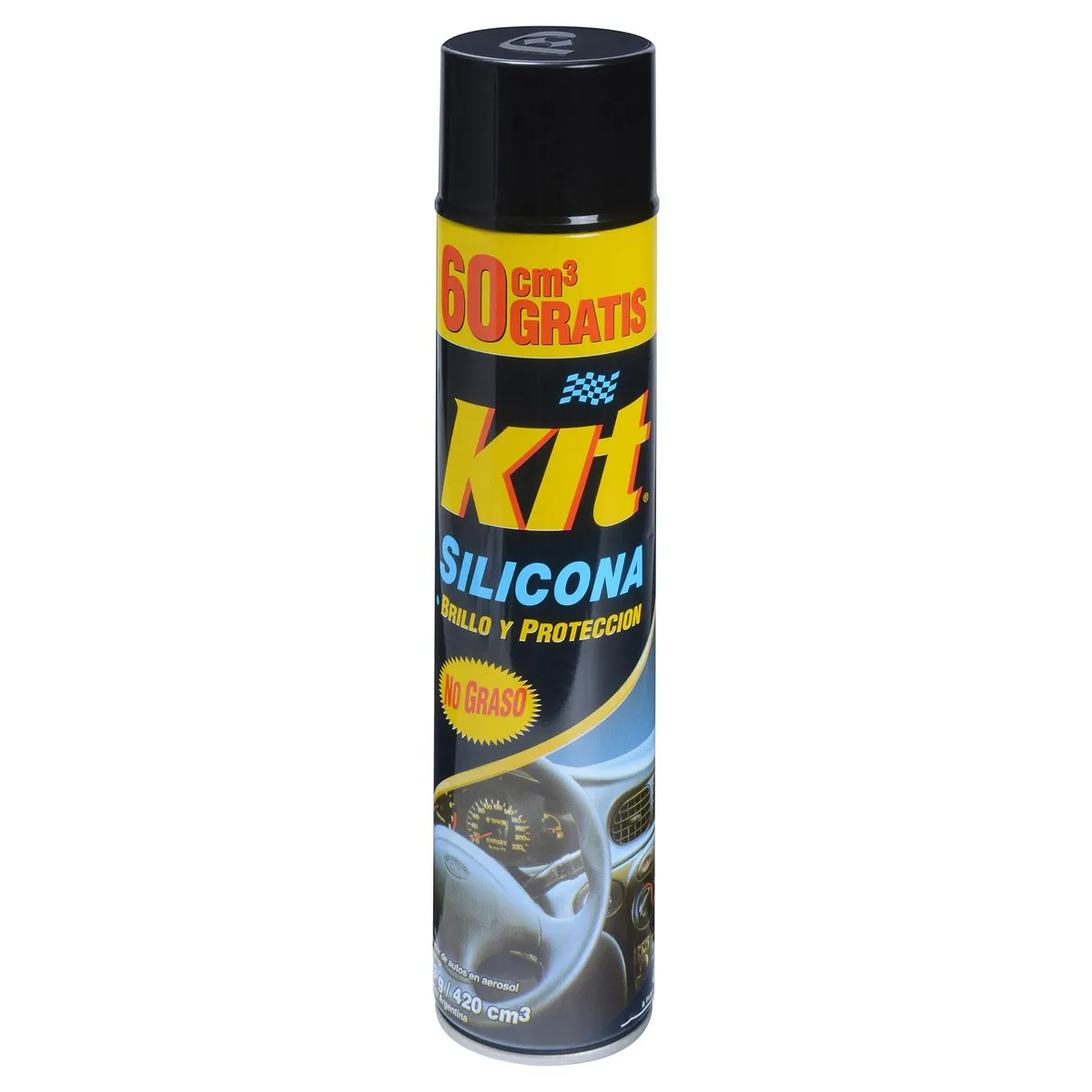 KIT - Silicona en spray para auto 420 cc