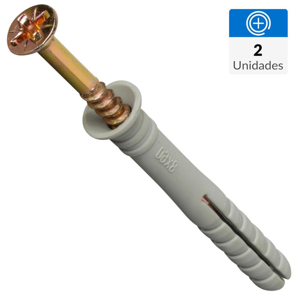 FIXSER - Tarugo clavo 5x50 mm 2 unidades