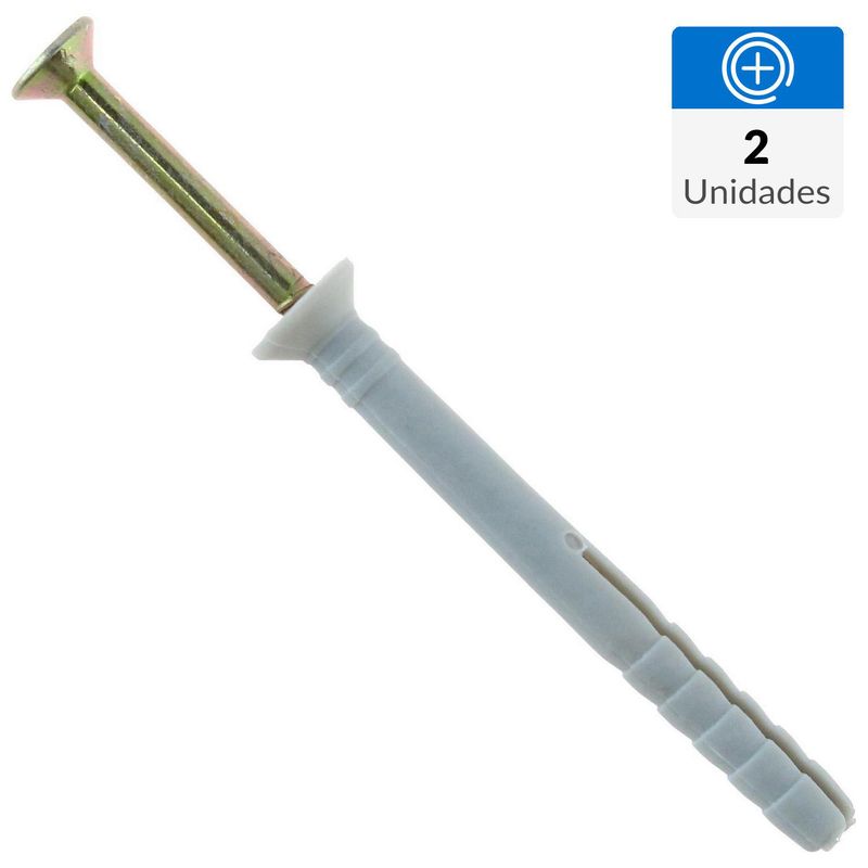 FIXSER - Tarugo clavo 6x57 mm 2 unidades