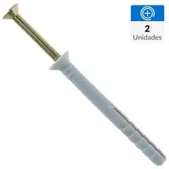 FIXSER - Tarugo clavo 6x57 mm 2 unidades