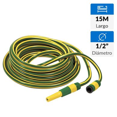 Set de manguera 15 m verde