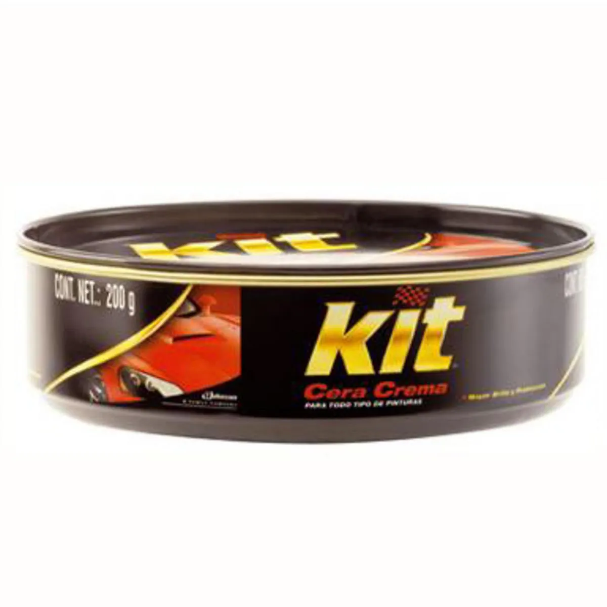 KIT - Cera Crema Kit para Pulir Autos 200 gr Brillo y Protección