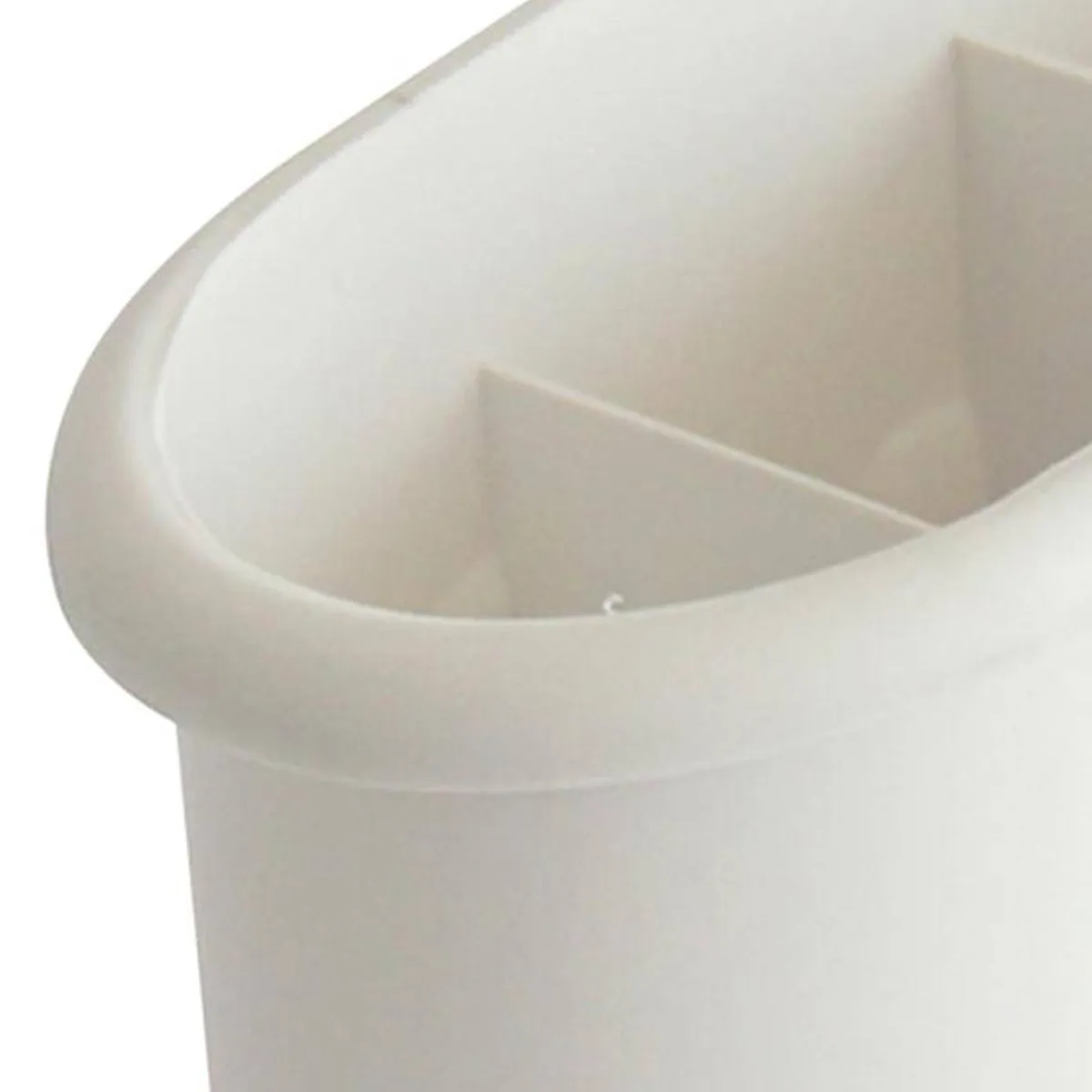 REHECHO - Escurridor de cubiertos blanco