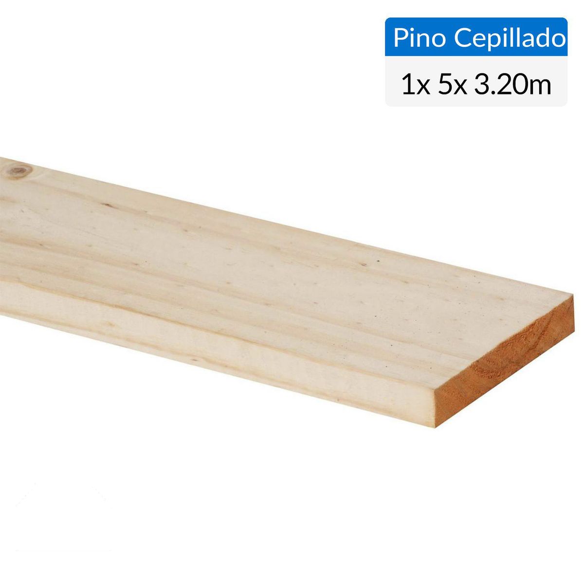 GENERICO - Pino Certificado Seco Cepillado 1x5 3,2 m