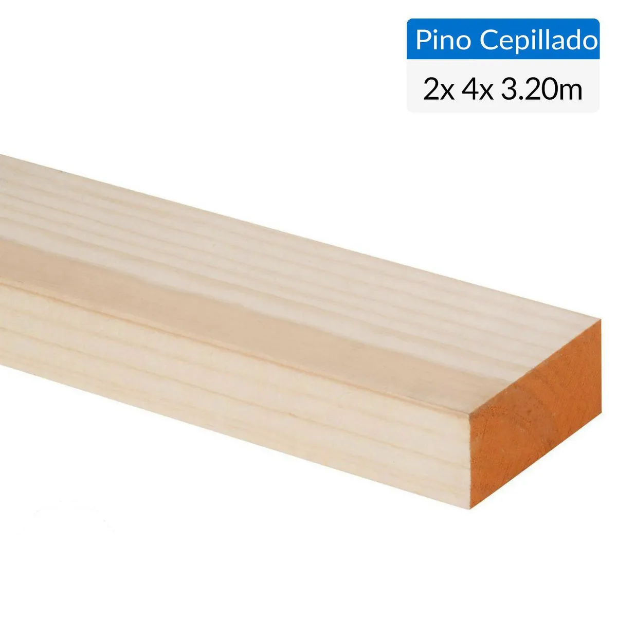 GENERICO - Pino Certificado Seco Cepillado 2x4 3,2 m