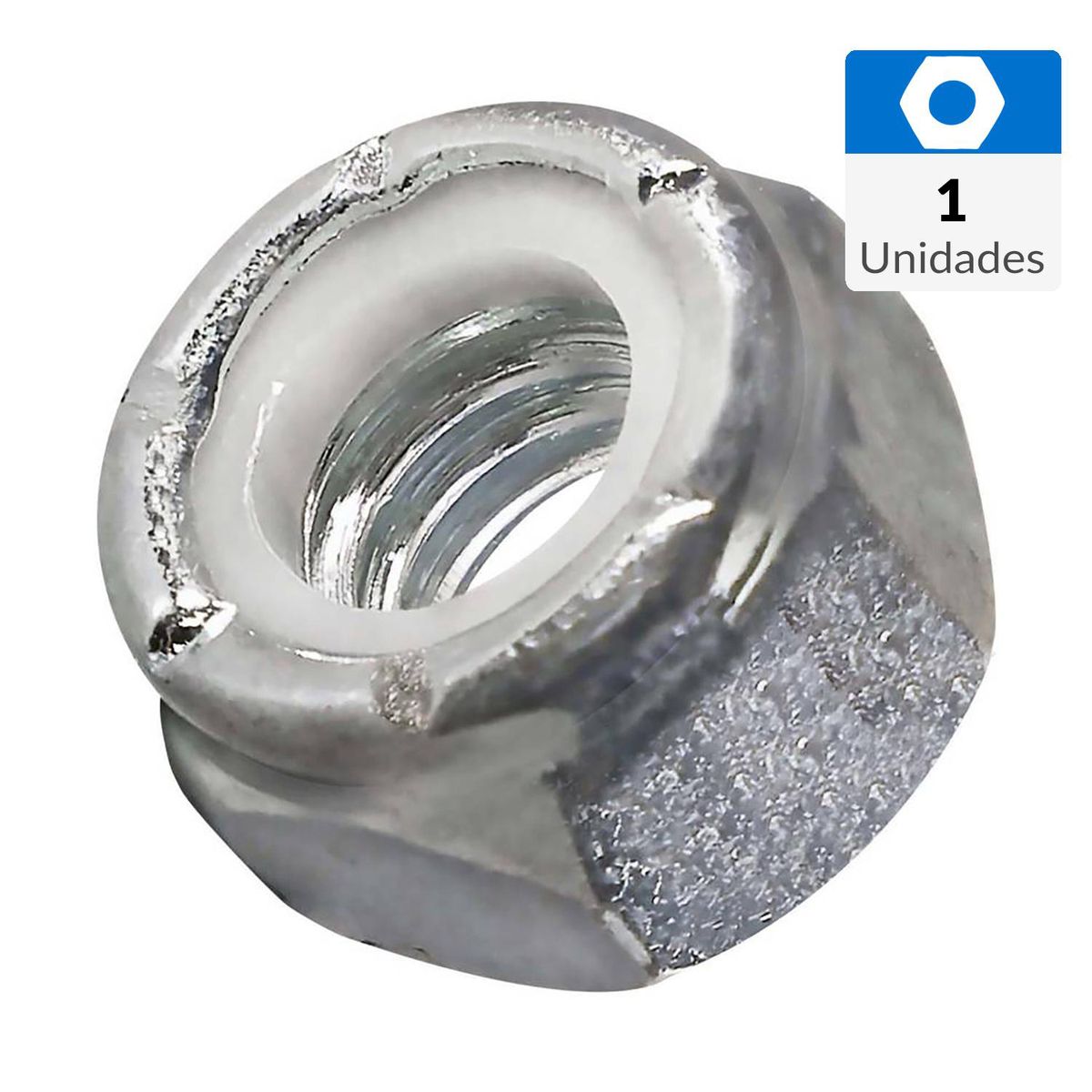FIXSER - Tuerca seguridad nylon UNC 5/16" x 2 unidades