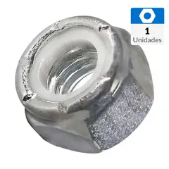 FIXSER - Tuerca seguridad nylon UNC 5/16" x 2 unidades