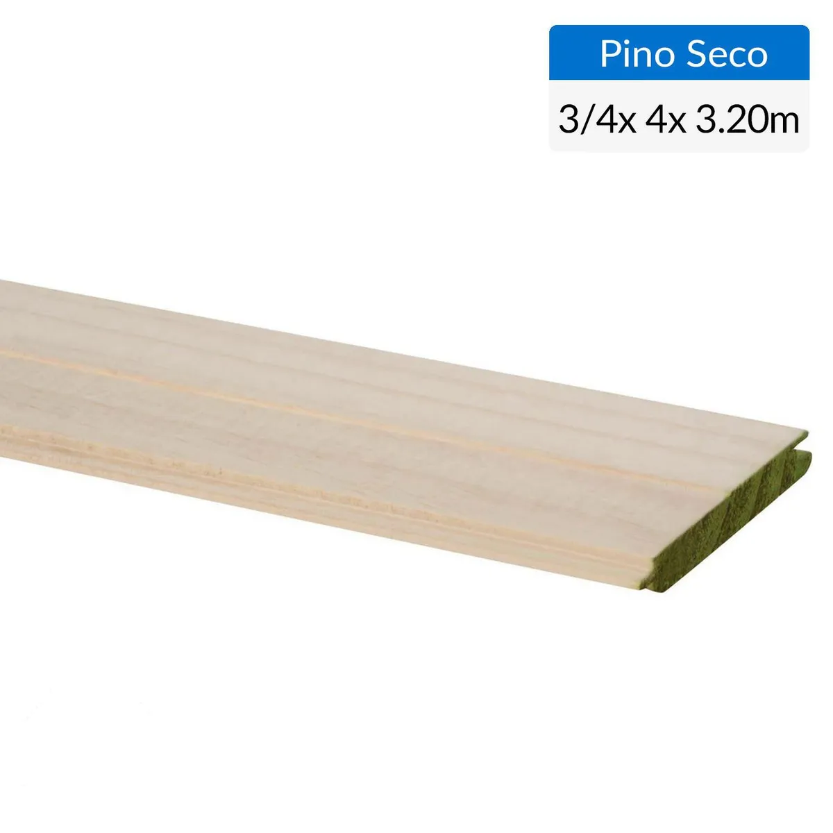 GENERICO - Pino Machihembrado Seco Cepillado 3/4x4 3,2 m