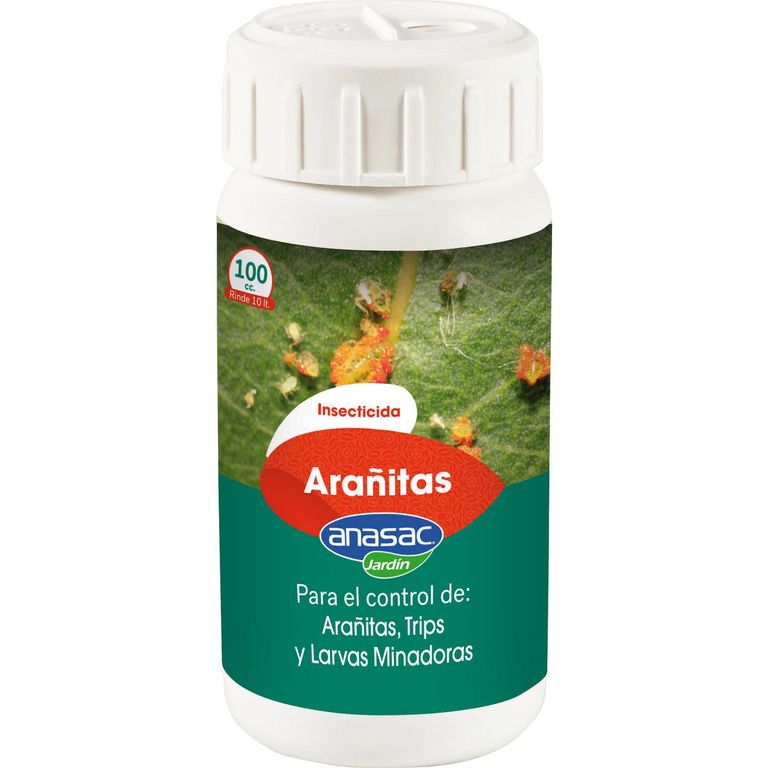 Insecticida para Arañitas de jardín 100 cc frasco