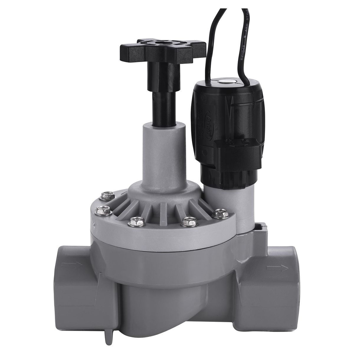 ORBIT - Valvula solenoide 1" con control de flujo plástico