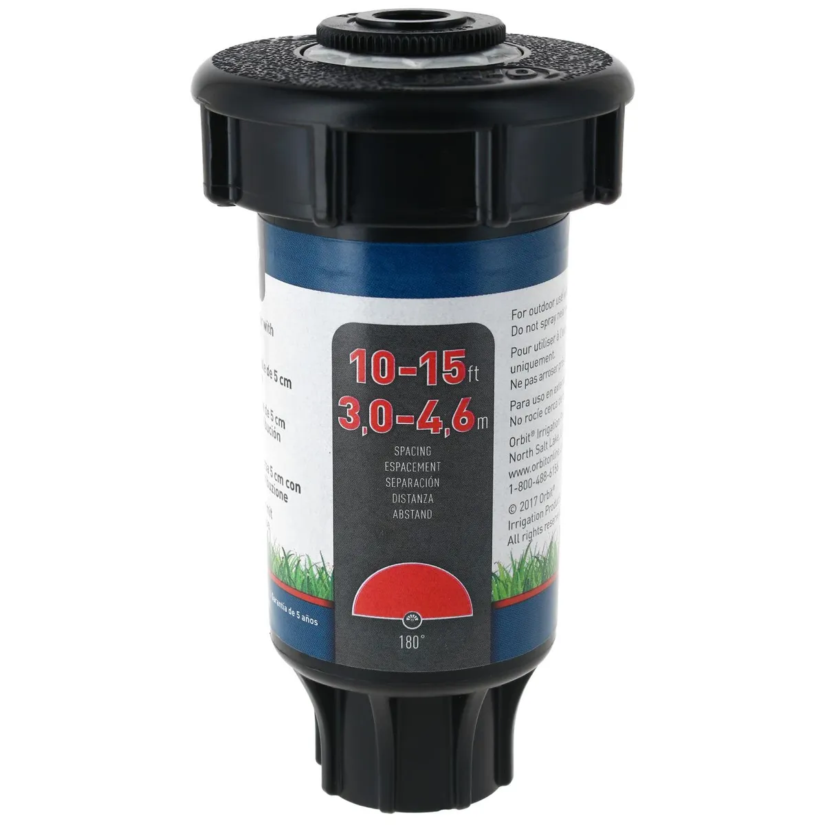 ORBIT - Boquilla de aspersión plástico 180°