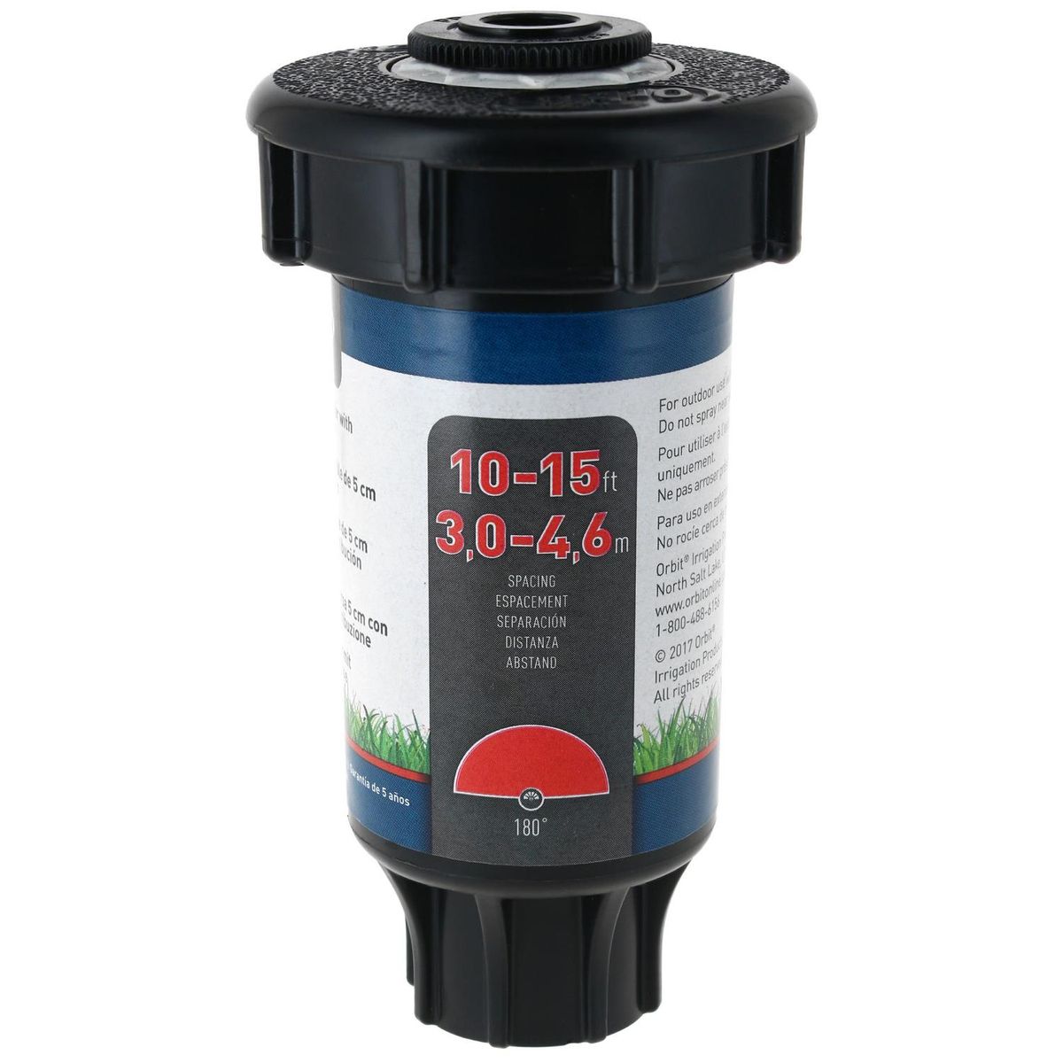 ORBIT - Boquilla de aspersión plástico 180°
