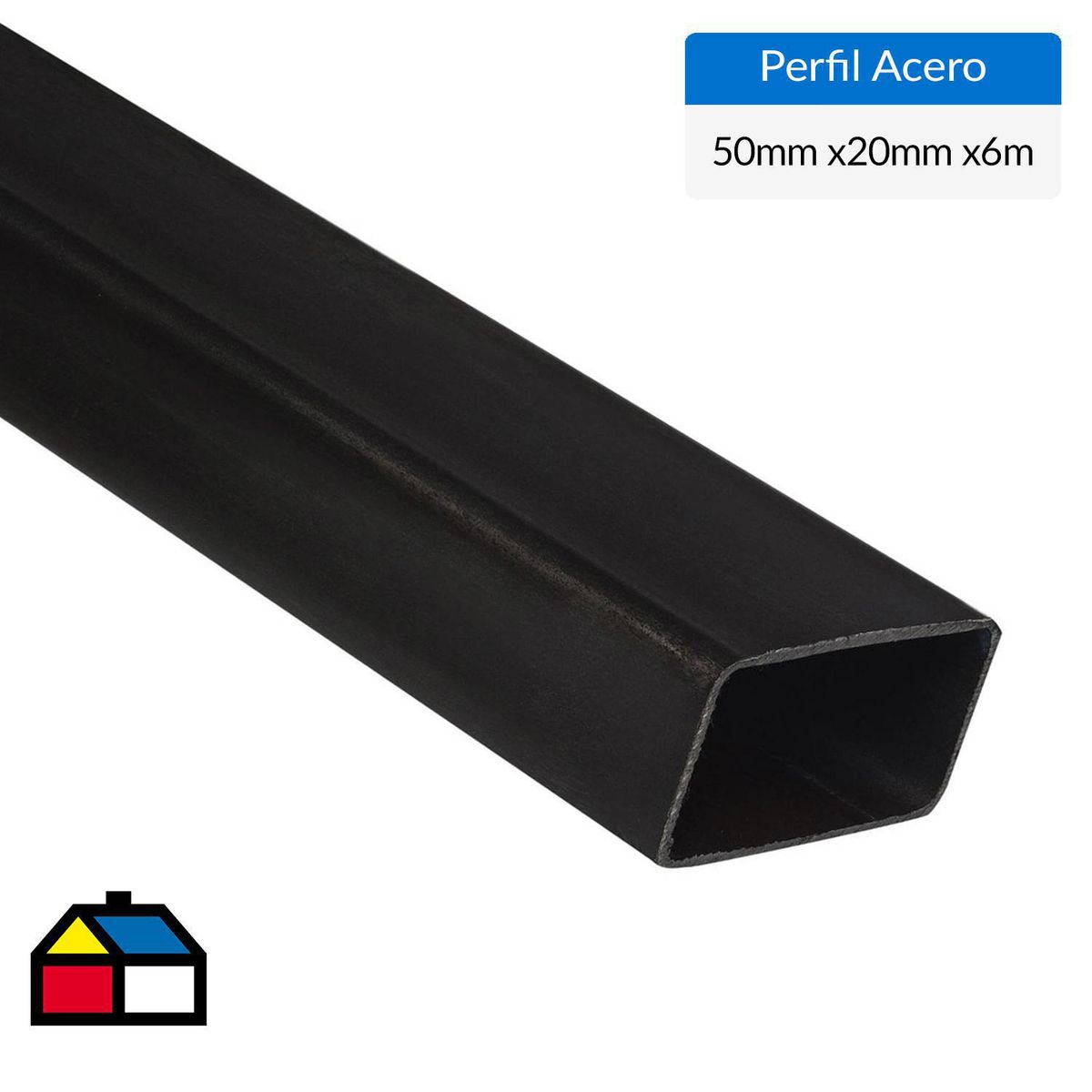 GENERICO - Perfil Rectangular Acero 50x20x2 mm 6 m