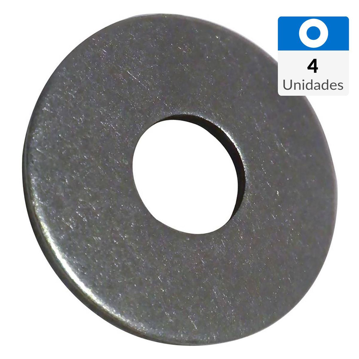 FIXSER - Golilla Plana corriente 1/4" 4 unidades