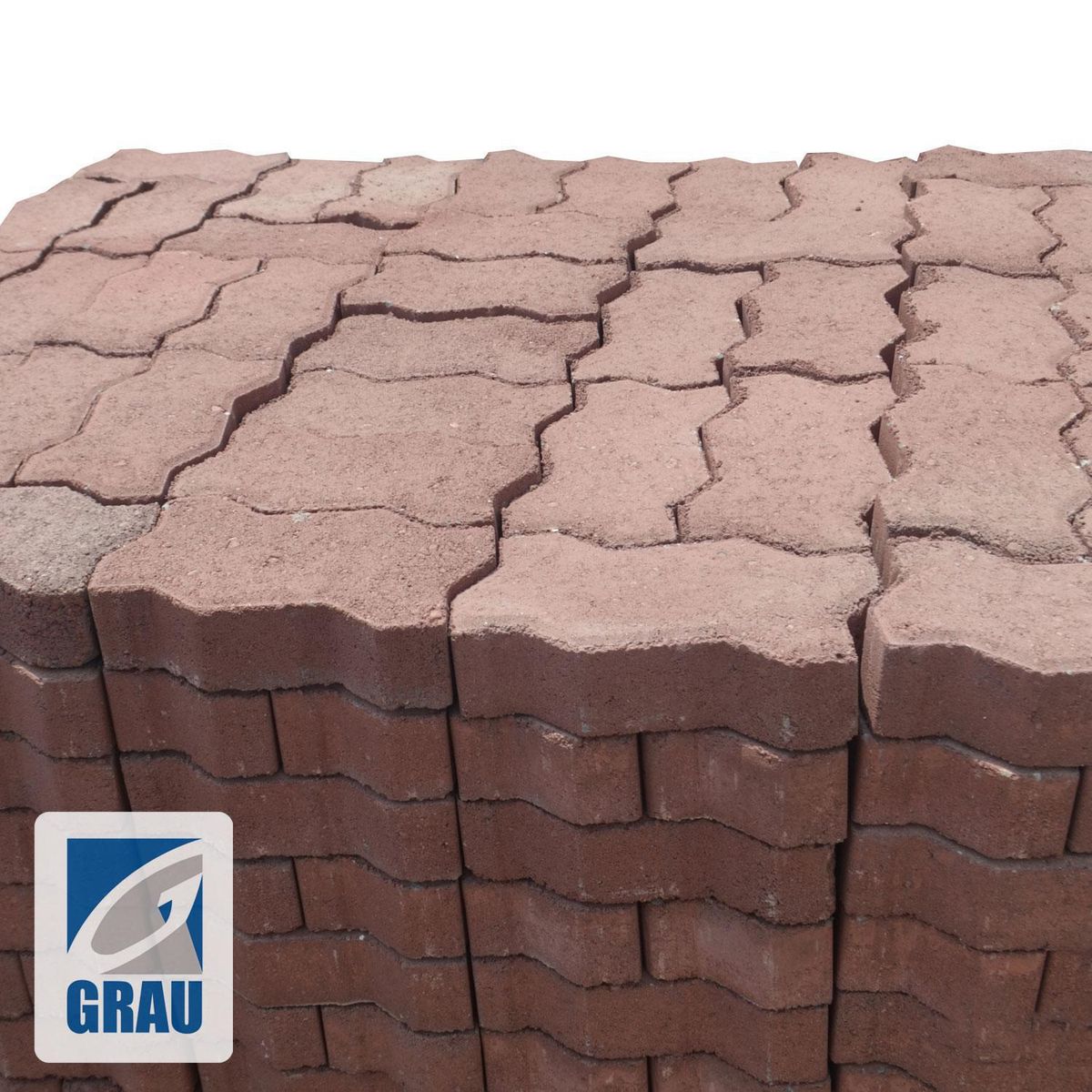 GRAU - Adocreto Europa 6 rojo de 22x10,7x6 cm