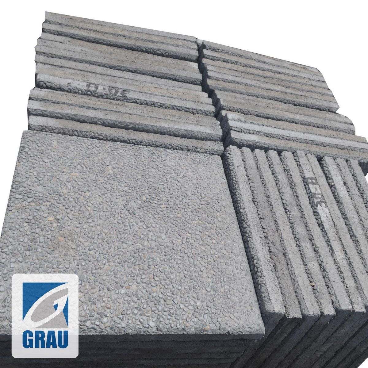 GENERICO - Pastelón 40 x 40 x 4 cm Piedra Maipo