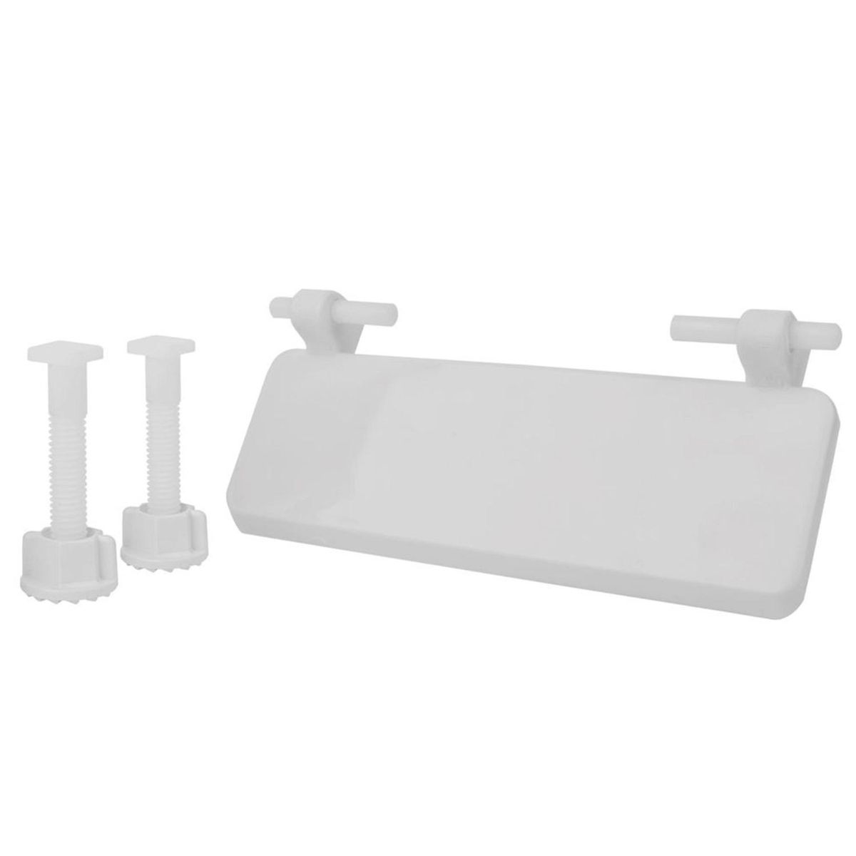 FANALOZA - Bisagra Universal para asiento WC plástico blanco