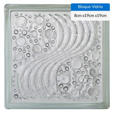 BLOQ VID SEAWAVE 19X19X8CM