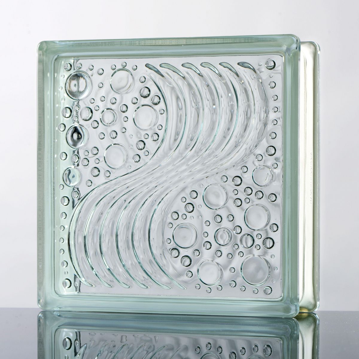 HOLZTEK - Bloque Vidiro Transparente 19x19x8 cm 80005