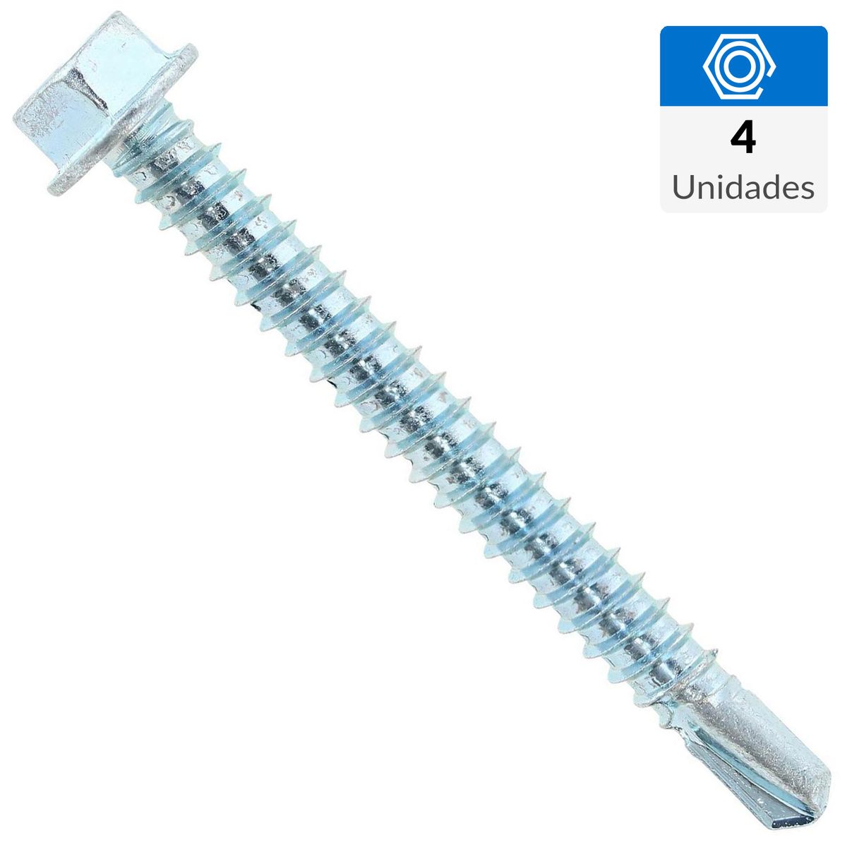 FIXSER - Tornillo Autoperforante Metal 2 " 12 mm 4 unidad(es)